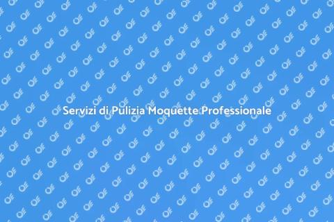 Pulizia Professionale della Moquette
