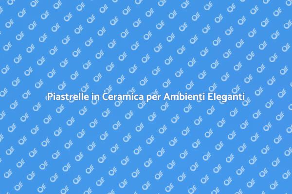 Eleganza e Resistenza con Piastrelle Legno