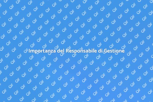 Nomina del Responsabile di Gestione