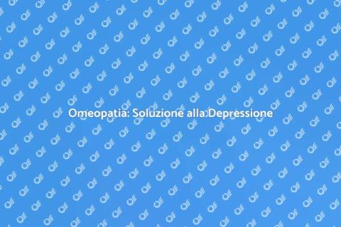 Trattamento Omeopatico per Depressione