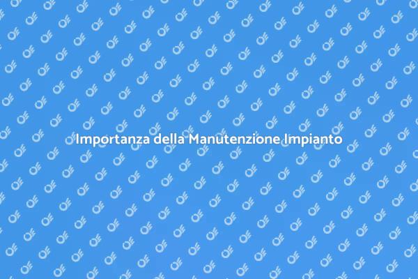 Manutenzione Essenziale per il Comfort