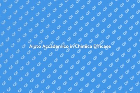 Consulenza Accademica in Chimica