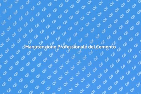 Ritocco e Riparazione Cemento