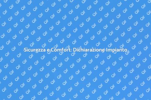 Dichiarazione Rispondenza Impianto