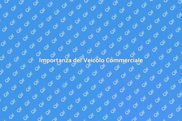 Il Veicolo Commerciale nella Logistica