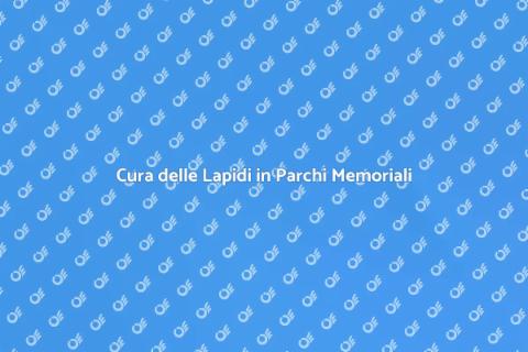 Manutenzione Lapide Parco Memorialistico