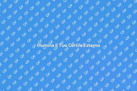 Impianto Elettrico per Cortili Esterni