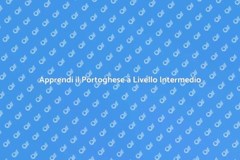 Corso di Portoghese Intermedio Online