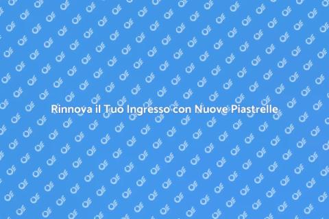 Sostituire le Piastrelle dell'Ingresso