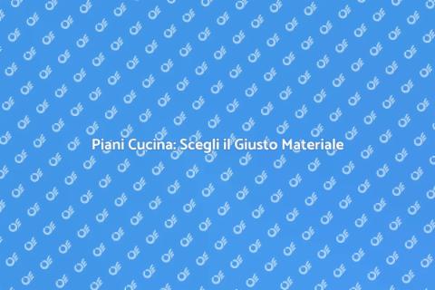 Piani Cucina: Guida alla Ristrutturazione