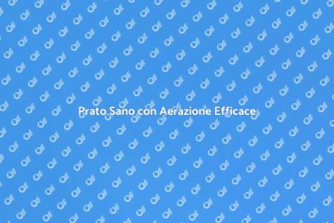 Aerazione del Prato: Segreto Verde