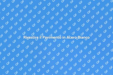 Pavimento in Acero Bianco: Eleganza
