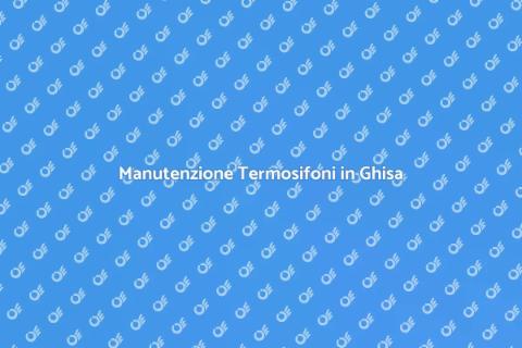 Carteggiare Termosifoni in Ghisa