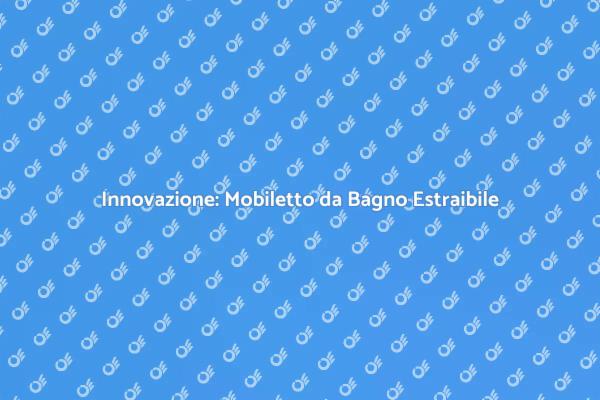 Mobiletto da Bagno: Funzionalità e Design
