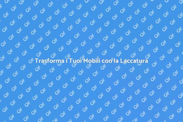 Mobili Minimalisti: La Magia della Laccatura