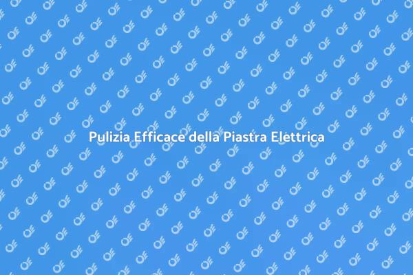 Piastra Elettrica: Come Mantenere al Meglio