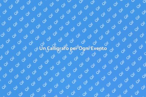 Calligrafia per Occasioni Speciali