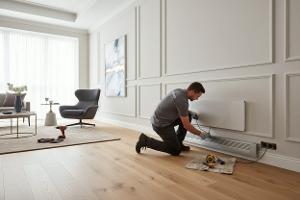 installare un riscaldamento elettrico a battiscopa o a muro: Da €22