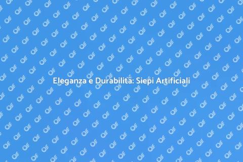 Siepe Artificiale Sintetica Elegante