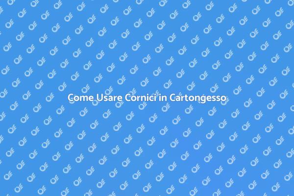Cornici in Cartongesso: Trasforma gli Spazi