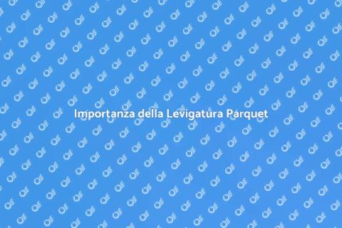 Levigatura Prima del Parquet Essenziale