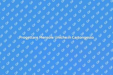 Mensole in Cartongesso Personalizzate