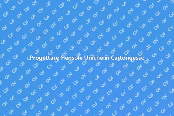 Mensole in Cartongesso: Estetica e Funzionalità