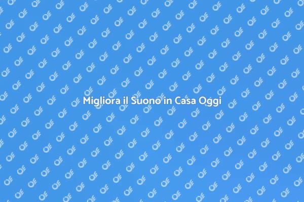 Rinnova il Tuo Impianto Sonoro