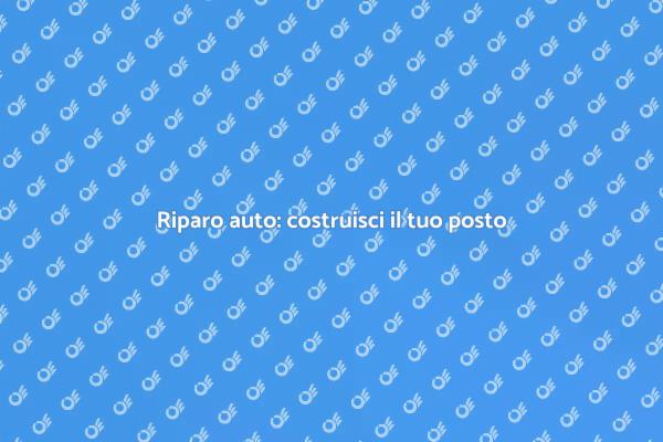 Costruisci un rifugio per la tua auto