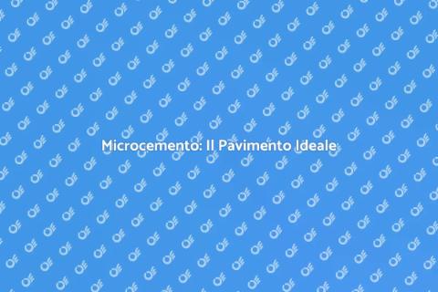 Pavimento in Microcemento per Interni