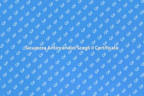 Servizio Vigilanza Antincendio Certificato