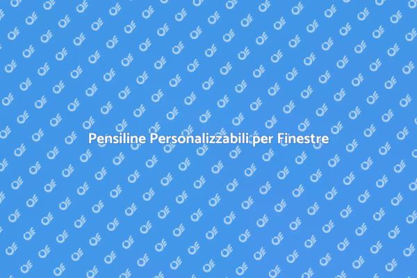 Innovazione nelle Pensiline per Finestre