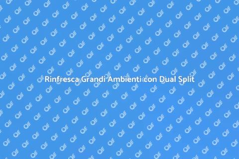 Condizionatore Dual Split per Grandi Spazi