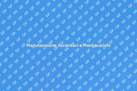 Assistenza Ascensori e Montacarichi