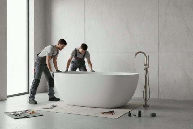 Quanto costa installare una vasca da bagno free-standing?