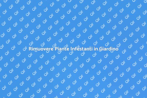 Estirpazione Efficace delle Infestanti