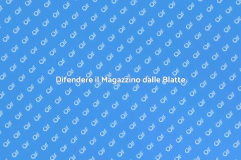 Proteggere il Magazzino dalle Blatte