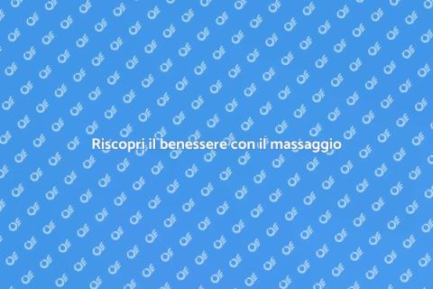 Massaggio cinese per il benessere