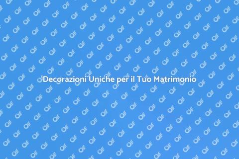 Allestimenti e Decorazioni Matrimonio