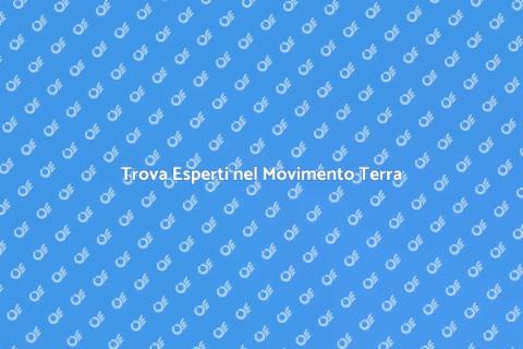 Servizio di Movimento Terra Affidabile