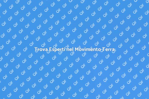 Movimento Terra: Trova il Servizio Giusto