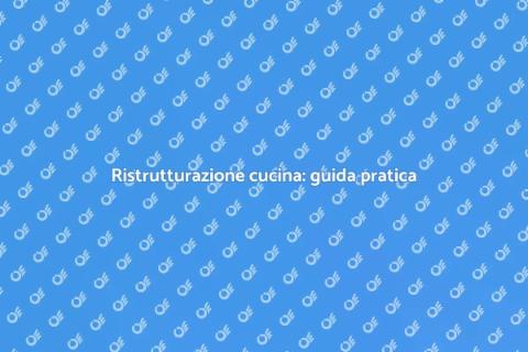 Ristrutturare la cucina funzionale