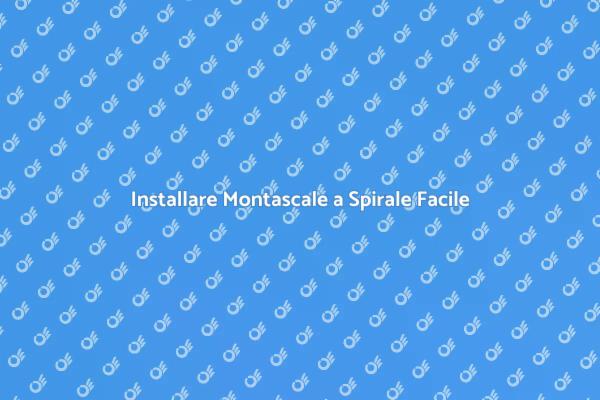 Montascale a Spirale: Soluzione Ideale
