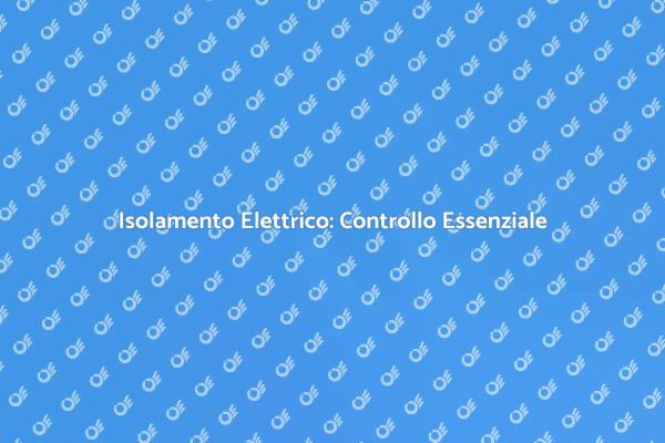Controllo Elettrico: Sicurezza Prima di Tutto