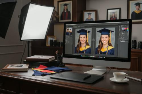 la sessione fotografica per la laurea