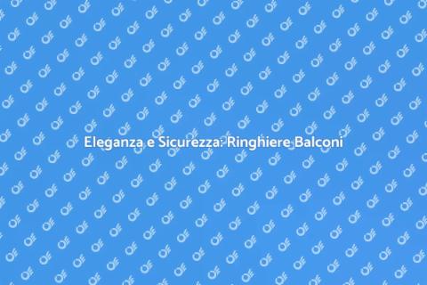 Ringhiere in Ferro Battuto per Balconi