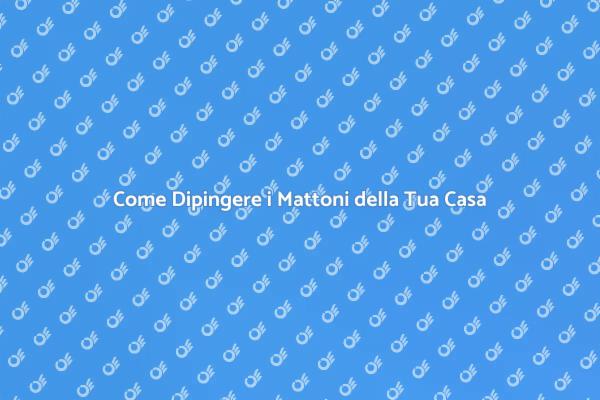 Tecniche per Dipingere Mattoni in Casa