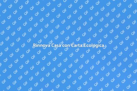 Carta da Parati Ecologica: Rinnova Spazi