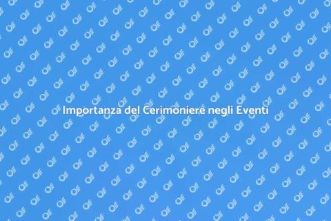 Cerimoniere per Eventi Formali