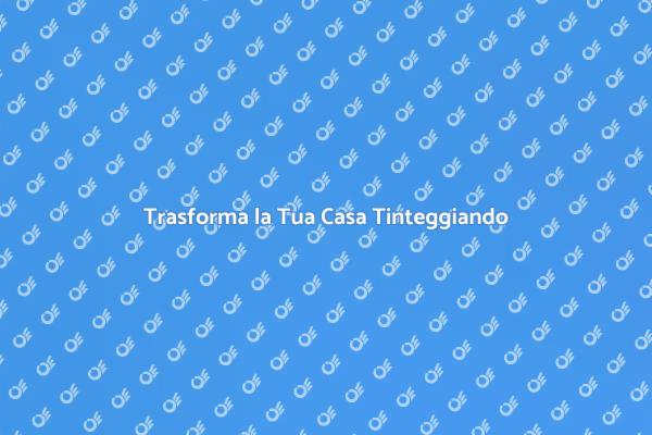 Rinnova il Tuo Spazio con Colori